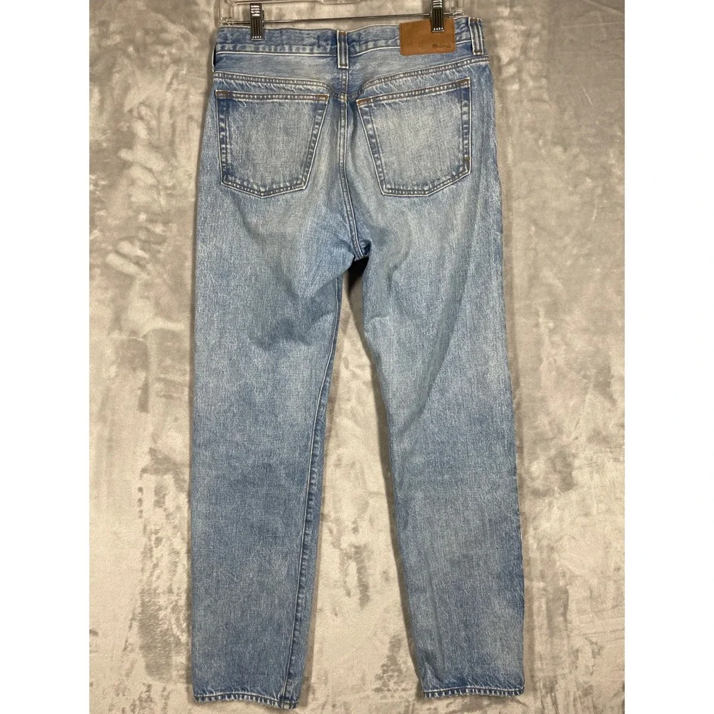 Madewell The 1991 Straight Leg Jeans Light Wash Button Fly DM8370 Mens 30x32